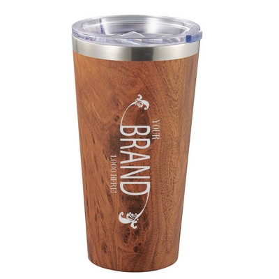 Visol Chancellor Insulated Wood 20 oz Tumbler
