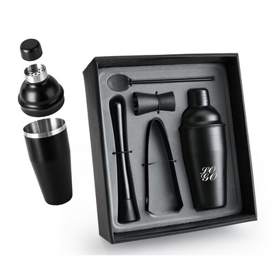 18 Oz. Stainless Steel Cocktail Shaker Set