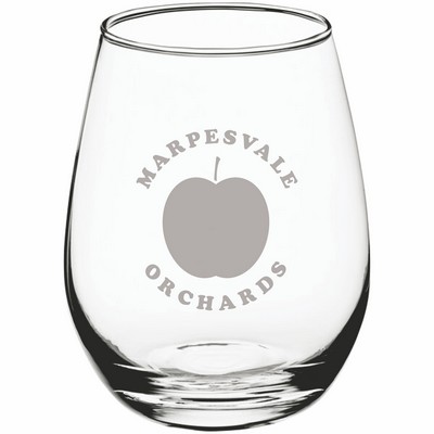 Laser Engraved 17 oz. Stemless Wine Glass