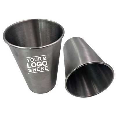 12 Oz Stainless Steel Water Mug Pint Cup
