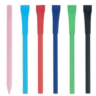 Recycled Kraft Paper Tube Ballpoint Pen