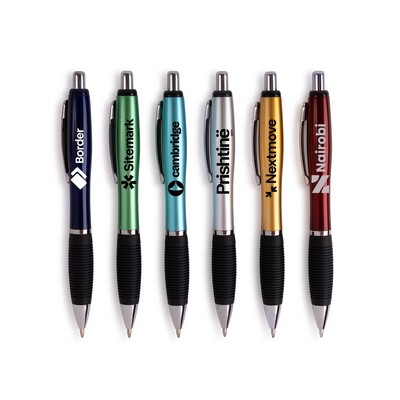 El-Gripper Click Pen - Silver Accents