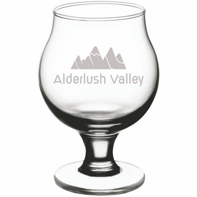Laser Engraved Acopa 5 oz. Belgian Beer Tasting Glass