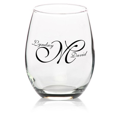 9 oz. ARC Stemless Etched Wine Glasses