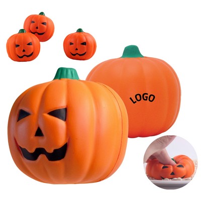 PU Halloween Pumpkin Stress Relief Ball