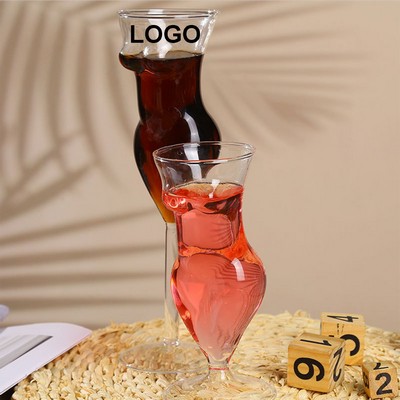 Creative Glass Body Alcohol Cup
