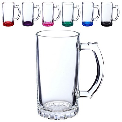 Glass Pint Beer Steins - 16 oz