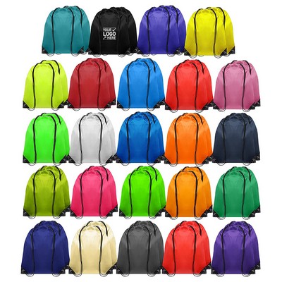 Nylon Drawstring Backpack (14" X 18")
