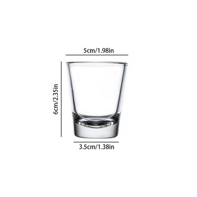 2oz Cute Heavy Base Shot Glass