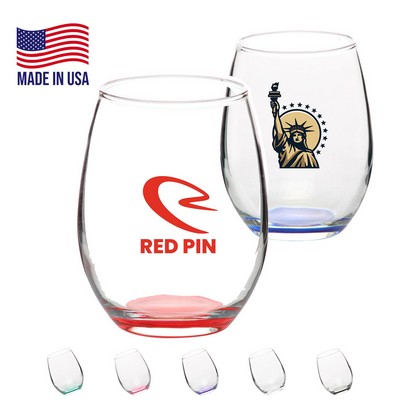 6.25 oz. USA Made Libbey Stemless Taster Glasses W/ Custom Logo