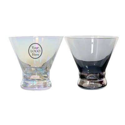 8 Oz. Stemless Martini Cocktail Glasses